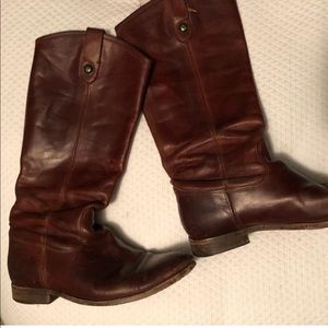 FRYE Melissa tall brown boot